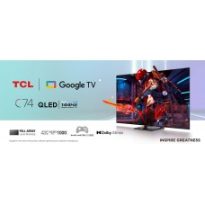 QLED TV 4K 55''(139cm) 144Hz TCL 55C745