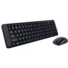 Kit wireless Logitech MK220, negru