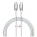 Cablu Retea Baseus Glimmer 100W, 1m, alb