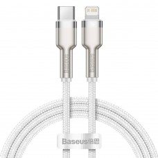 Cablu Baseus Type-C la Lightning 1m alb