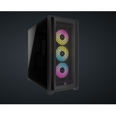 CR iCUE 5000D RGB AIRFLOW MID TOWER BK