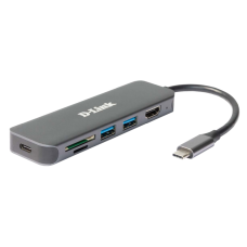 DLINK 6-IN-1 USB-C HUB DUB-2327