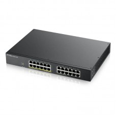 Zy GS1900-24, 24-port GbE L2, 12 Prt POE
