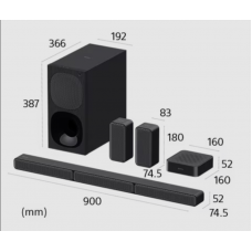 Soundbar SONY HT-S40R, 5.1, 600W