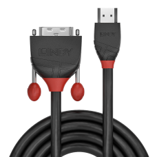 Lindy 5m HDMI to DVI-D Cable, Black Line