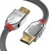 Cablu Lindy 1m High Speed HDMI, Cromo