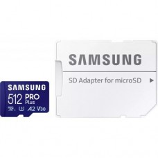 MICROSD PRO PLUS 512GB CL10 W/A SM
