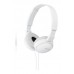 HEADPHONES SONY MDRZX110AP WHITE