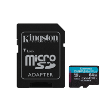MICROSD KS 64GB CL10 UHS-I CANVAS GO PLS