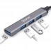HUB extern Spacer USB 3.0, negru