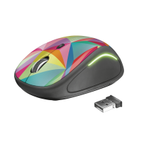 Mouse Trust Yvi FX 1600 DPI, multicolor