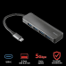 USB Hub Trust Halyx 4xUSB 3.2, alm