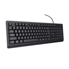 Tastatura cu fir Trust, negru