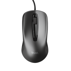 Mouse Trust cu fir optic, negru