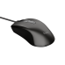 Mouse Trust cu fir optic, negru