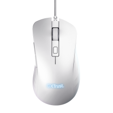 Mouse Trust GXT924W YBAR+ 25600 DPI, alb