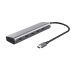 Hub Trust Halyx 5 x USB-C, gri